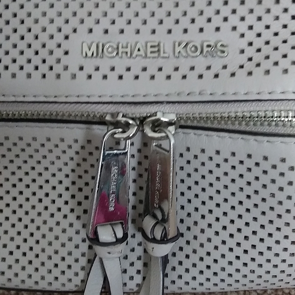 Michael Kors Rhea Medium Perforated Zip Backpack - Picture 7 of 16
